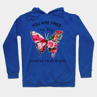 you are free to fly Hoodie